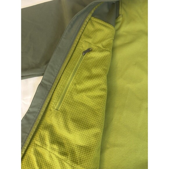 MARMOT M3 Bero Softshell Green Jacket Men Medium Full Zip Outdoor Hiking Stretch - Picture 10 of 13